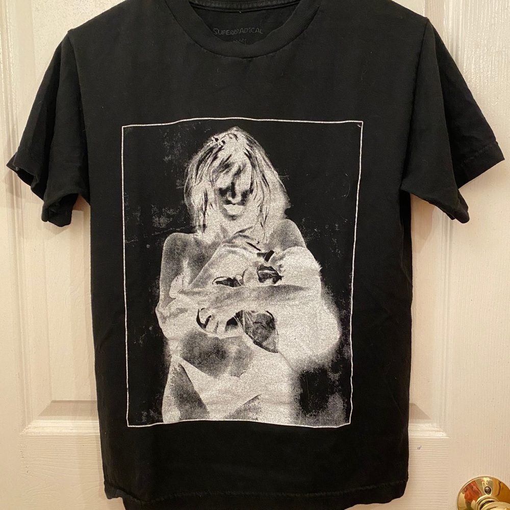 Superrradical Courtney Love Black T-Shirt